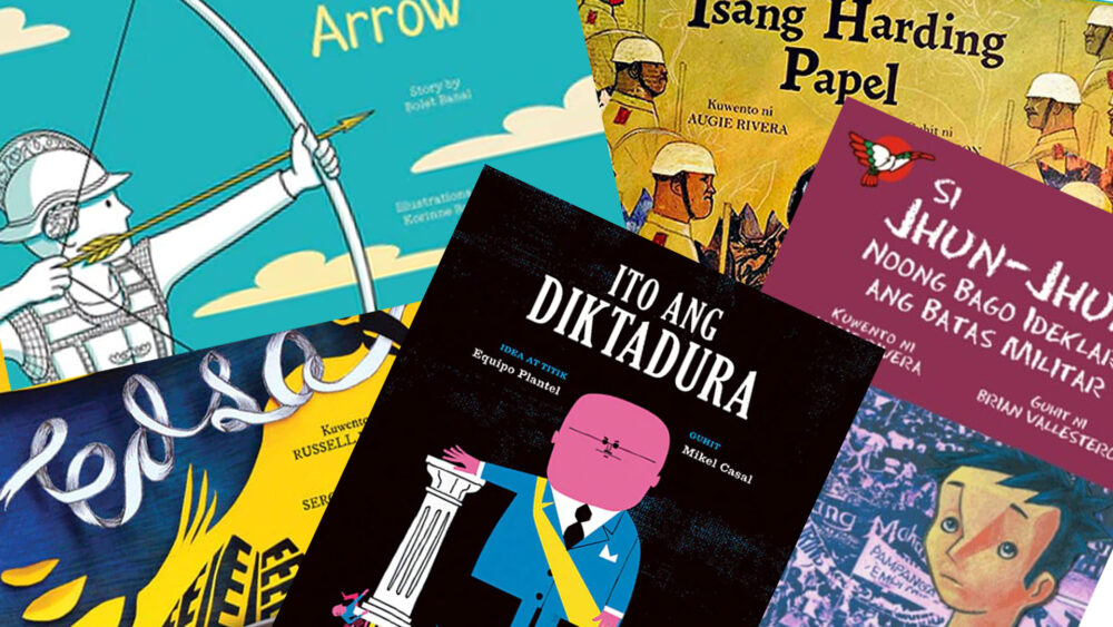 Covers of books by Adarna publishing house
